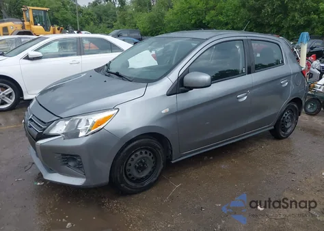 2021 Mitsubishi Mirage Carbonite Edition/Es/Le from USA, damaged, VIN ML32AUHJ5MH006168